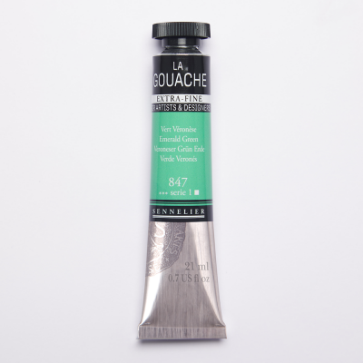 GOUACHE EXTRA-FINE SENNELIER 21ML VERT V�RON�SE S1