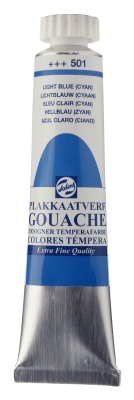GOUACHE EXTRA-FINE TALENS BLEU CLAIR CYAN 20ML