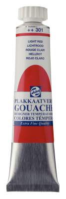 GOUACHE EXTRA-FINE TALENS ROUGE CLAIR 20ML