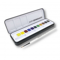 GRADUATE SET AQUARELLE 12 DEMI-GODETS