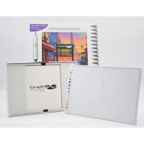 GRAPH\'IT GO Kit Coloriage Mystère - CITY SUNSET