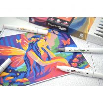 GRAPH\'IT GO KIT COLORIAGE MYSTERE - MONDE FANTASTIQUE