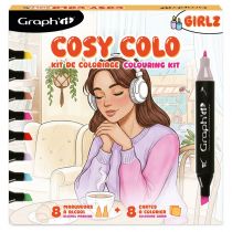 GRAPH\'IT KIT COLORIAGE COSY COLO GIRLZ