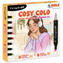 GRAPH\'IT KIT COLORIAGE COSY COLO GIRLZ