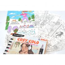 GRAPH\'IT KIT COLORIAGE COSY COLO GIRLZ