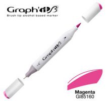 GRAPH\'IT Marqueur brush à alcool 5160 - Magenta