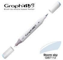 GRAPH\'IT Marqueur brush à alcool 7112 - Storm sky