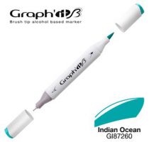 GRAPH\'IT Marqueur brush à alcool 7260 - Indian Ocean