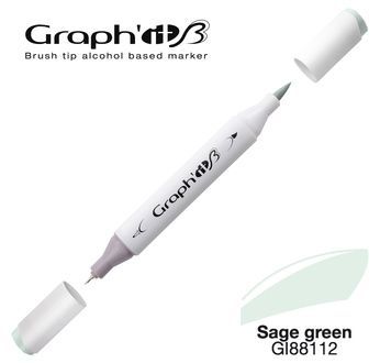 GRAPH\'IT Marqueur brush � alcool 8112 - Sage green