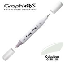 GRAPH\'IT Marqueur brush à alcool 8118 - Celaddon