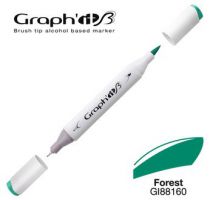 GRAPH\'IT Marqueur brush à alcool 8160 - Forest