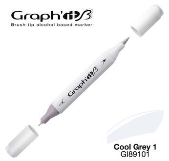 GRAPH\'IT Marqueur brush � alcool 9101 - Cool Grey 1
