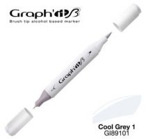 GRAPH\'IT Marqueur brush à alcool 9101 - Cool Grey 1
