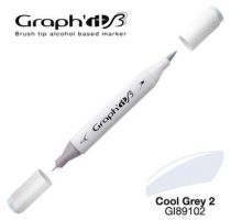 GRAPH\'IT Marqueur brush à alcool 9102 - Cool Grey 2