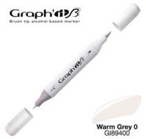 GRAPH\'IT Marqueur brush à alcool 9400 - Warm Grey 0