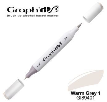 GRAPH\'IT Marqueur brush � alcool 9401 - Warm Grey 1