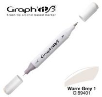 GRAPH\'IT Marqueur brush à alcool 9401 - Warm Grey 1