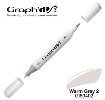 GRAPH\'IT Marqueur brush � alcool 9402 - Warm Grey 2