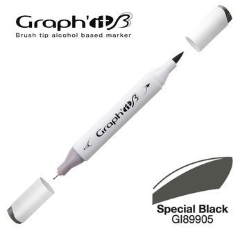 GRAPH\'IT Marqueur brush � alcool 9905 - Special Black