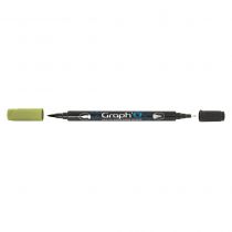 GRAPH\'O Feutre pinceau double pointe 8280 - Military