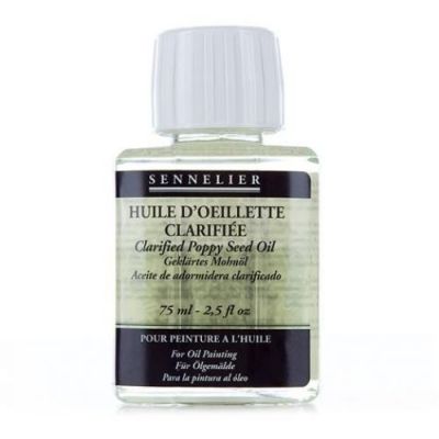Huile d\'oeillette clarifi�e 75ml Sennelier