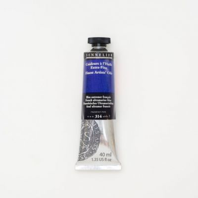 HUILE EXTRA FINE SENNELIER BLEU OUTREMER FRANCAIS 314 S2