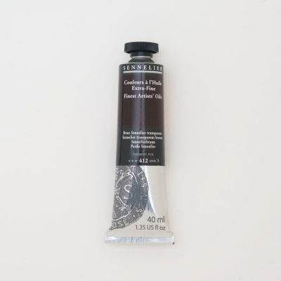 HUILE EXTRA FINE SENNELIER BRUN SENNELIER TRANSPARENT 412 S3