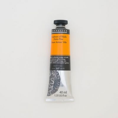 HUILE EXTRA FINE SENNELIER JAUNE DE CADMIUM ORANGE VERITABLE 537 S6