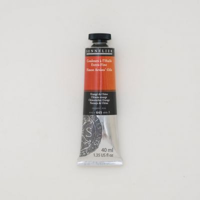 HUILE EXTRA FINE SENNELIER ORANGE DE CHINE 645 S3
