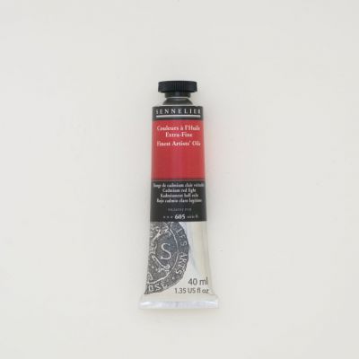 HUILE EXTRA FINE SENNELIER ROUGE DE CADMIUM CLAIR VERITABLE 605 S6