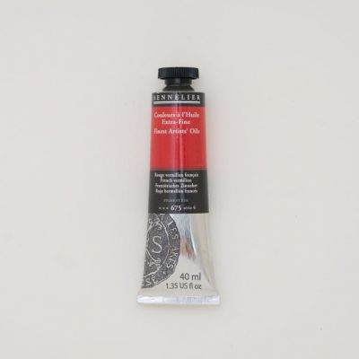 HUILE EXTRA FINE SENNELIER ROUGE VERMILLON FRANCAIS 675 S4