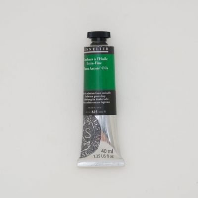 HUILE EXTRA FINE SENNELIER VERT DE CADMIUM FONCE VERITABLE 825 S6