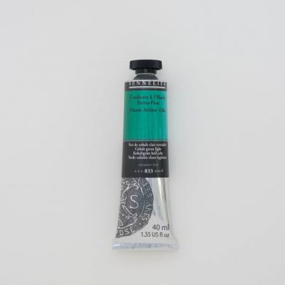 HUILE EXTRA FINE SENNELIER VERT DE COBALT CLAIR VERITABLE 833 S6