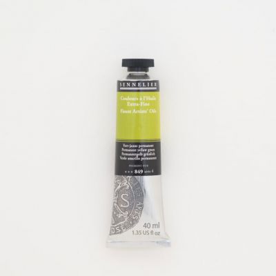 HUILE EXTRA FINE SENNELIER VERT JAUNE PERMANENT 849 S4