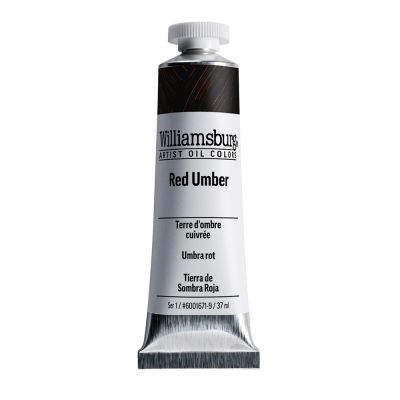 HUILE EXTRA-FINE WILLIAMSBURG TERRE D\'OMBRE ROUGE 37ML S.1