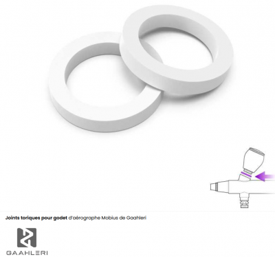 Joints toriques pour godet d�a�rographe Mobius