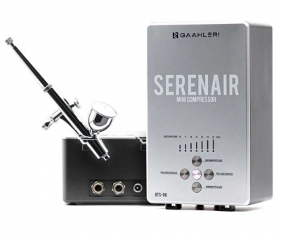 Kit a�rographe Gaahleri avec compresseur Serenair