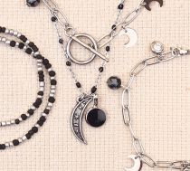 KIT BIJOUX LES INOX PARURE ARGENTEE