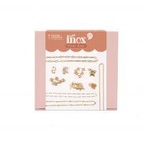 KIT BIJOUX LES INOX PARURE DOREE