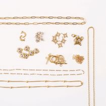 KIT BIJOUX LES INOX PARURE DOREE