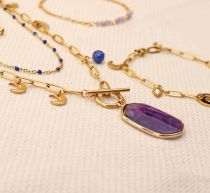 KIT BIJOUX LES INOX PARURE VIOLETTE