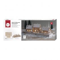 KIT EN BOIS VILLAGE D\'HIVER