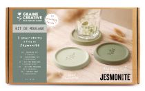 KIT JESMONITE 3 SOUS VERRES GRAINE CREATIVE