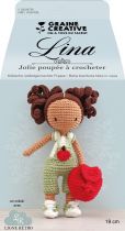 KIT JOLIE POUPEE A CROCHETER LINA