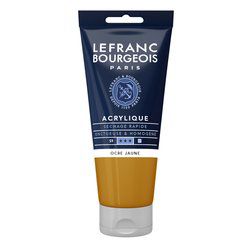 LB ACRYLIQUE FINE 200ML TUBE OCRE JAUNE