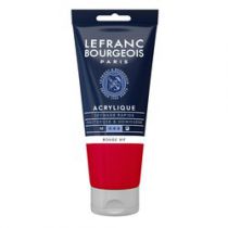 LB ACRYLIQUE FINE 200ML TUBE ROUGE VIF