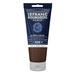 LB ACRYLIQUE FINE 200ML TUBE TERRE D\'OMBRE BR�L�E