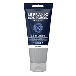 LB ACRYLIQUE FINE 80ML TUBE ARGENT