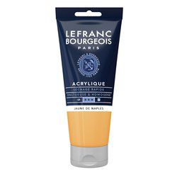 LB ACRYLIQUE FINE 80ML TUBE JAUNE DE NAPLES