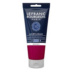 LB ACRYLIQUE FINE 80ML TUBE MAGENTA